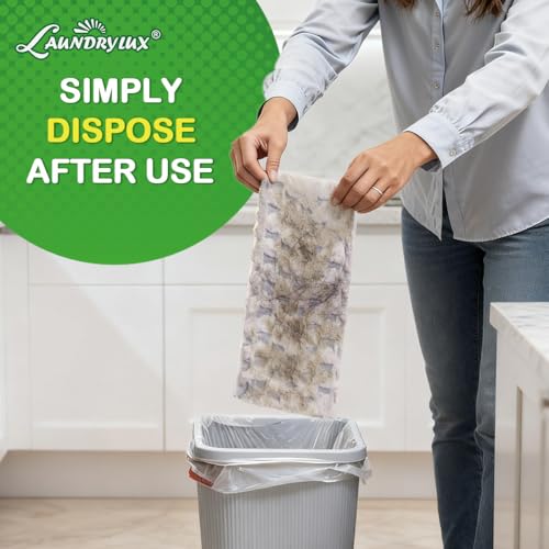 LAUNDRYLUX Heavy Duty Dry Sweeping Cloths for Swiffer Sweeper, 32 Count