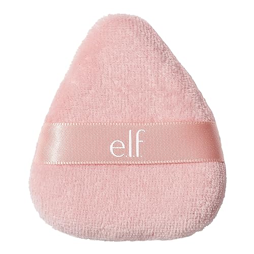 e.l.f. Halo Glow Soft Velour Makeup Powder Puff Reusable