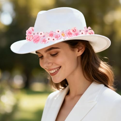 Pink Mini Artificial Flower Heads – 48 Pcs for DIY Crafts & Decor