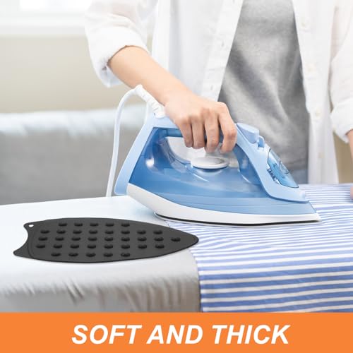 PATIKIL Silicone Iron Rest Pad - Heat Resistant, Non-Slip, 10.4x5.5in