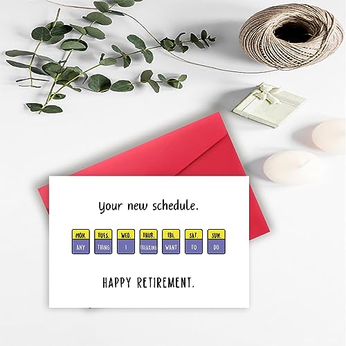 Funny Retirement Card for Him & Her - Humorous New Job Gift