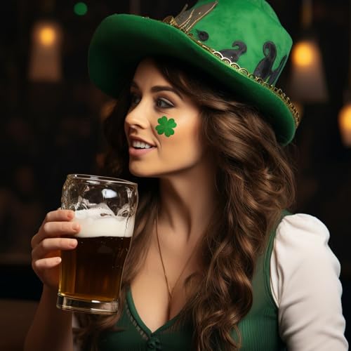 St. Patrick's Day Temporary Tattoos 10 Sheets Shamrock Irish Party Decals