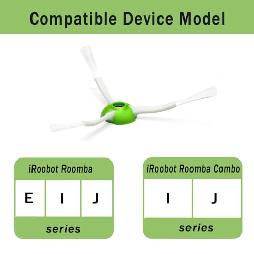 6 Pcs Edge-Sweeping Brushes for iRobot Roomba i/j/e & Combo Series