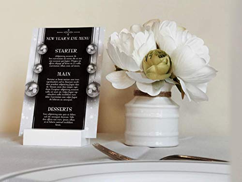 Solid Wood Place Card Holders Set of 8 for Weddings & Events