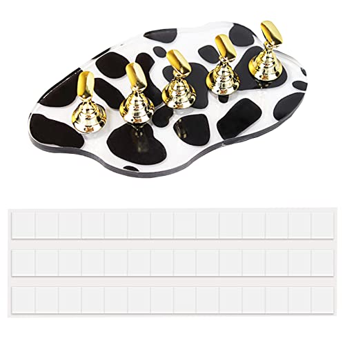 Acrylic Nail Practice Stand Set with Reusable Putty and Holders