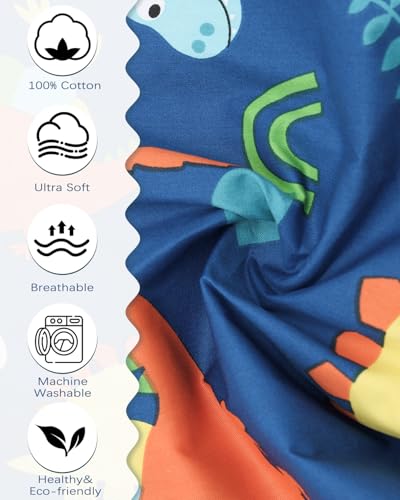 ALVABABY Toddler Pillowcases - 100% Cotton, 2 Pack, Fits 13x18 & 12x16