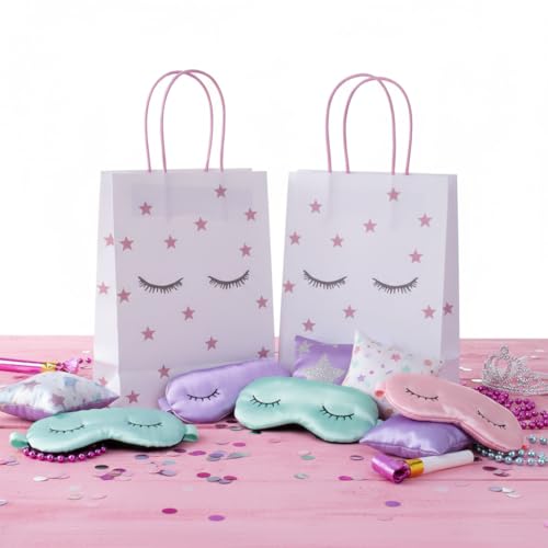 Pooka Party Teepee Favor Bags for Girls Slumber Party - Set of 8