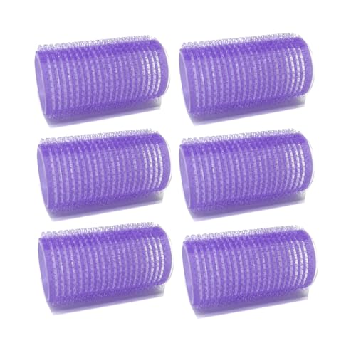 THE UM24 Small Self-Grip Hair Curlers Rollers 6-Piece Set for Salon & Home