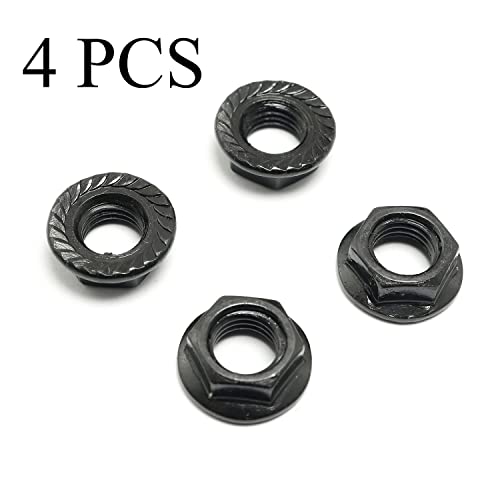 4pcs 14mm Crank Arm Nut M10 Bicycle Bottom Bracket Cotterless Crank Axle Threaded Nut