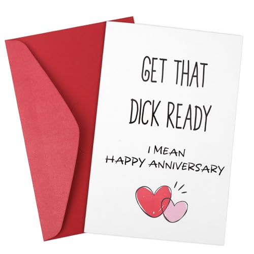 Funny 1 Year Anniversary Card for Husband with Envelope