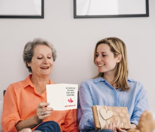 Funny Mother's Day Card with Envelope - Humorous Gift for Mom