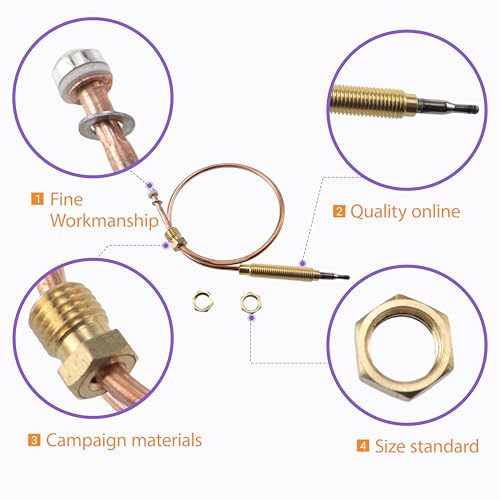 12-1/2" Replacement Thermocouple for Mr. Heater Tank Top Heaters F273117