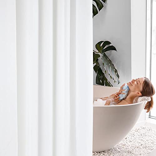 FGY Waterproof PEVA Shower Curtain Liner 72" x 72" - White