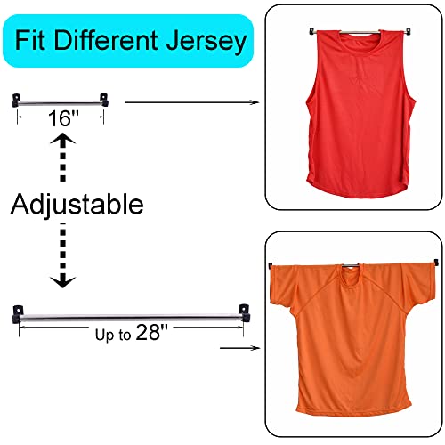 YYST Jersey Hanger Anti-Slipping Closet Holder 16-28 Inch - Variation 2