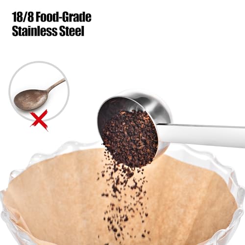 Doosu 8.3in Long Handle Coffee Scoop - 1 Tbsp Measurement