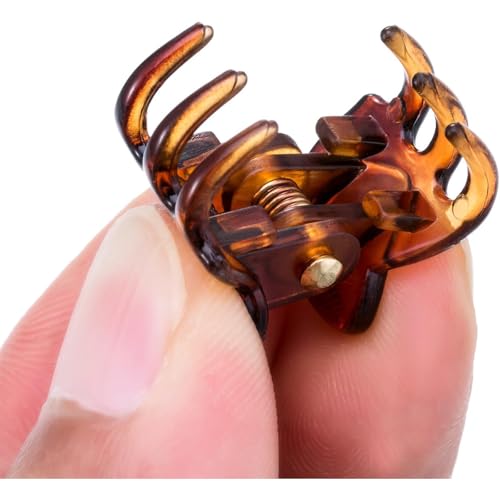 Suncalla 24 Pcs Mini Hair Claw Clips Small Non Slip Plastic Hair Clamps