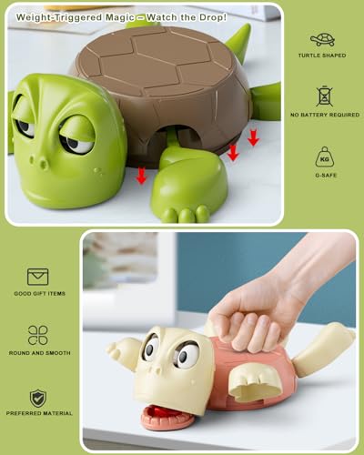 Interactive 3D Printed Turtle Coaster - Fun Drink Mat for Coffee & Wine
