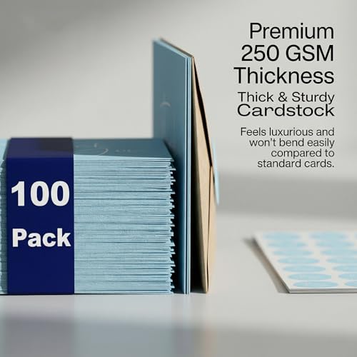 XXINMOH Thank You Cards Bulk Set - 100 Pack 4x6 Inch Cards with Envelopes & Stickers