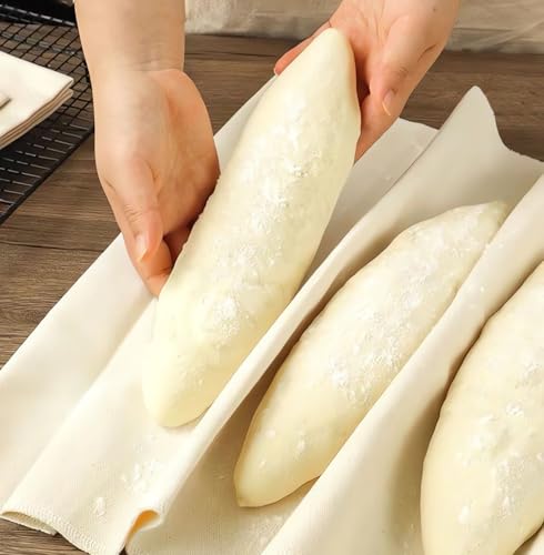 Extra Large Linen Bread Proofing Cloth 23.6x25.5 Inch