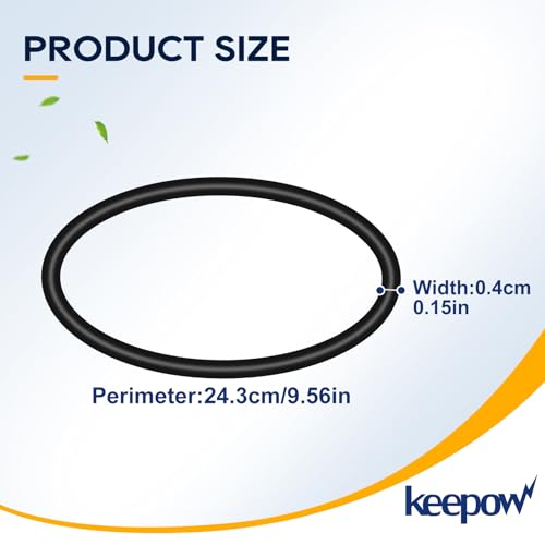 KEEPOW Rock Tumbler Replacement Belts, 5 Pack for KoolStone & Komestone