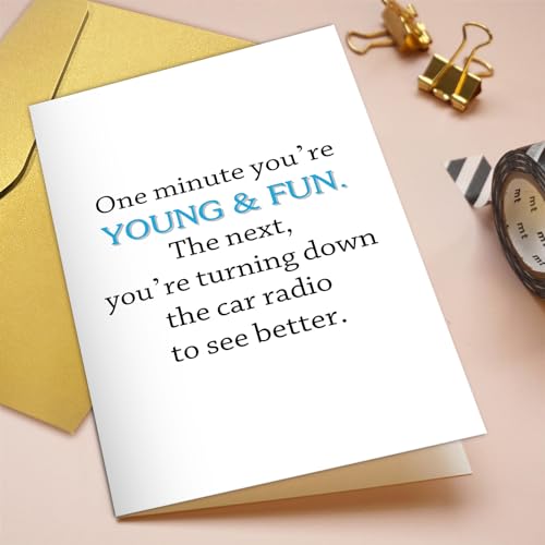 Funny Birthday Card for Men & Women - Hilarious Greeting Card