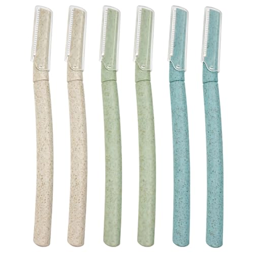 Dermaplaning Razor Set 6PCS - Facial Hair Remover & Eyebrow Shaver