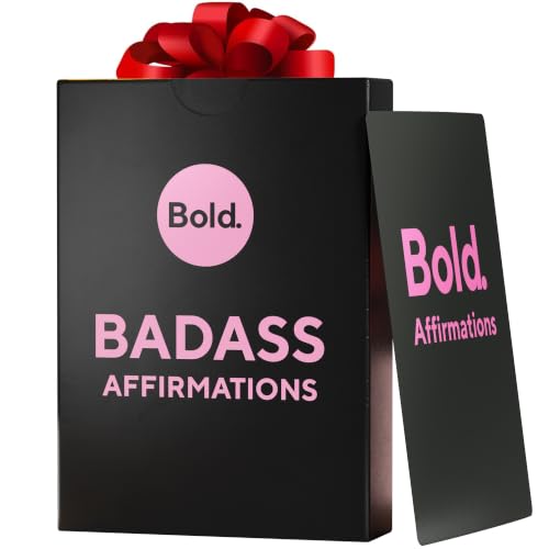 Badass Affirmation Cards for Women - 100 Motivational Cards