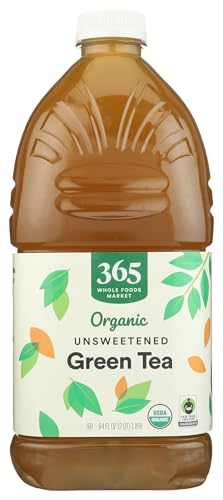 365 by Whole Foods Market Organic Unsweetened Green Tea - 64 Fl Oz Pack