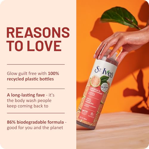 St. Ives Pink Lemon and Mandarin Orange Body Wash 22 oz