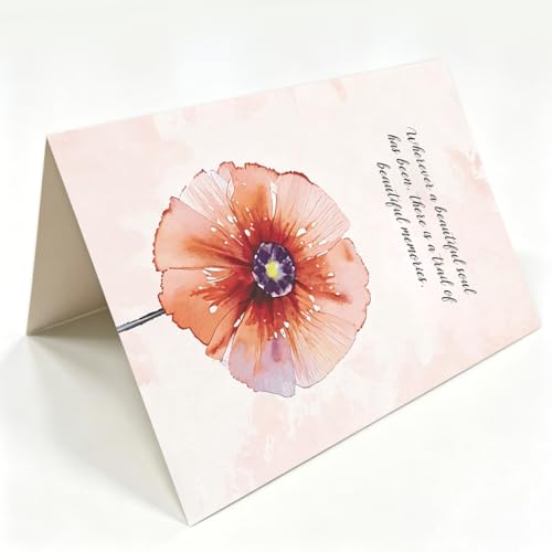 ATTLVV Sympathy Card for Loss of Loved One with Kraft Envelope