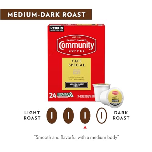Community Coffee Café Special Medium Dark Roast K-Cup Pods - 96 Count