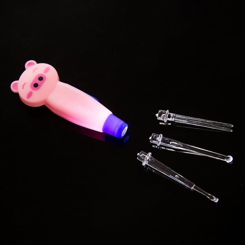 LED Illuminated Ear Wax Removal Tool with Ergonomic Grip