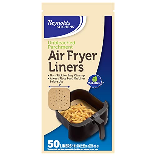Reynolds Kitchens Air Fryer Liners, 50 Count. (Pack of 4)