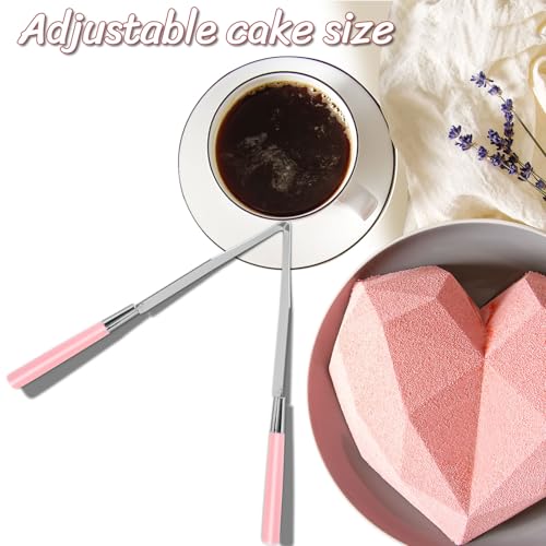 Stainless Steel Cake Slicer and Server Set - 2 Pcs