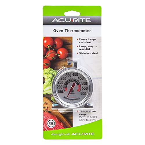 AcuRite 00620A2 Stainless Steel Oven Thermometer (150°F-600°F) - Variation 1