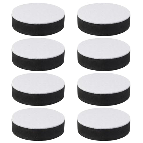 Kyuionty Self-Adhesive Furniture Risers, 2.5" Round, 0.6" Lift - 8 Pack