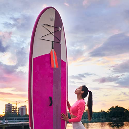 2 Pack High Visibility Safety Flag - Red Warning Flag with Reflective Strip for Canoes, Boats, Trucks, Trailers