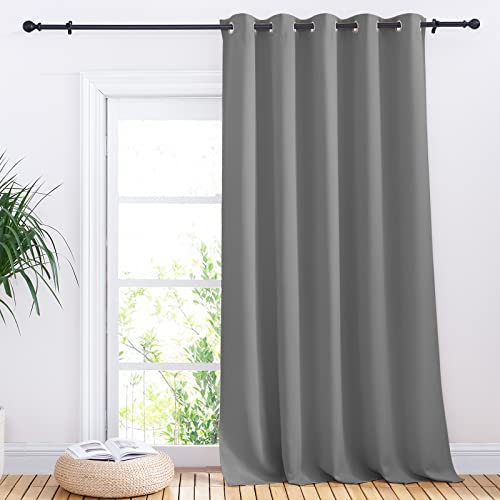 NICETOWN Thermal Blackout Sliding Door Curtain Panel, 70x95