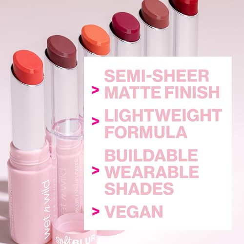wet n wild Soft Blur Matte Lipstick - Apricot Smoothie