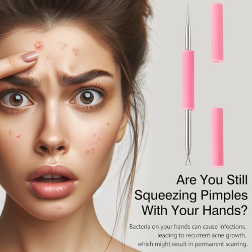 Dual-Ended Blackhead & Whitehead Extractor Tool Set