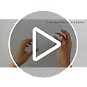 Elandy Frosted Glass Lotion Pump Bottles 20ml 3Pcs Travel Dispenser