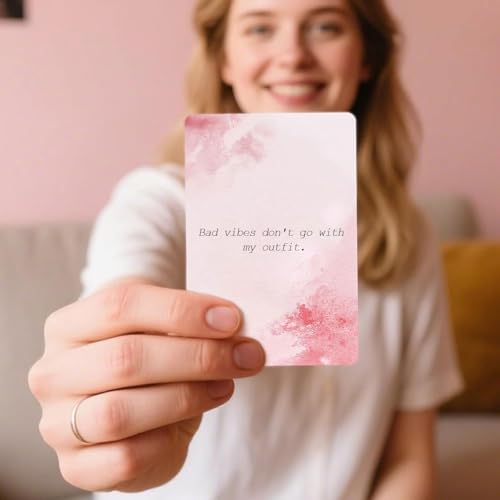 Badass Edition Black Affirmation Cards - Empowering Gifts for Women