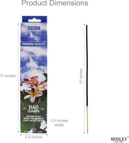 240-Pack Incense Sticks - Nag Champa, Lavender, Patchouli & 3 Random Scents
