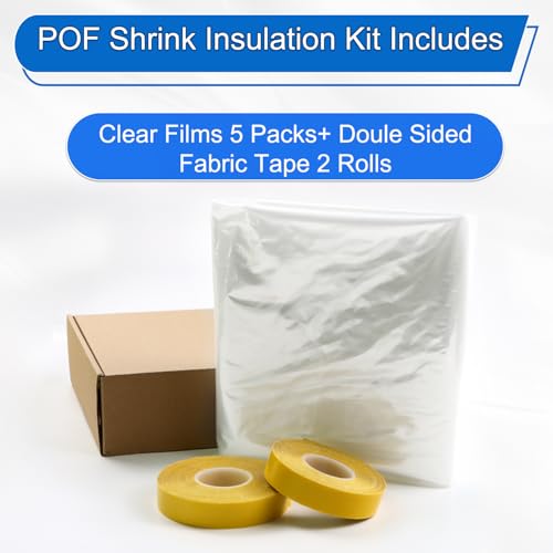 Thermal Shrink Window Insulation Film Kit - 5 Pack (47"x315")