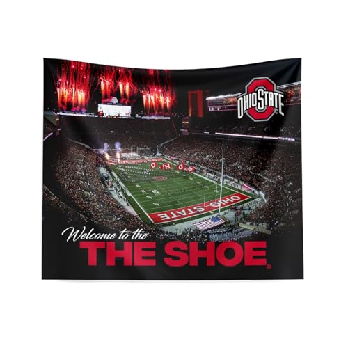 NORTHWEST NCAA Ohio State Buckeyes Wall Hanging Tapestry, 34" x 40", The Shoe
