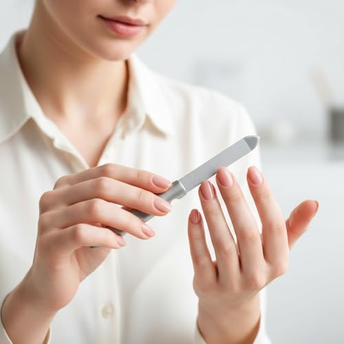 Tiesome 3-Piece Stainless Steel Metal Nail File Set for Thick Toenails