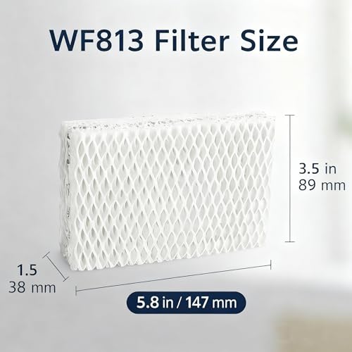 WF813 Humidifier Filter Replacement 3-Pack | High-Density Wick Filters