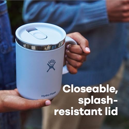 Hydro Flask Coffee Mug ? Insulated Stainless Steel, Non Spill, Leak Proof Travel Mug 12 Oz Trillium Pink