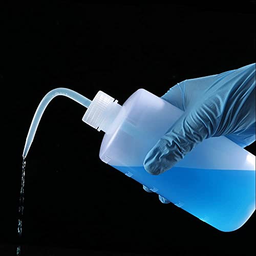 500ml Tattoo Wash Bottle Set - 2 Pack Squeeze Bottles, White