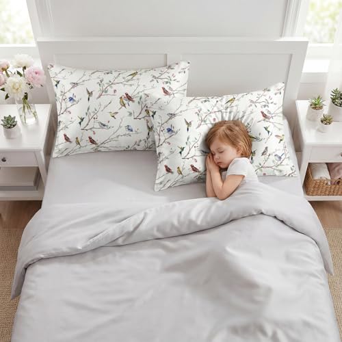 Standard Size White Satin Pillowcases (20" x 26") - 2PCS by Horaldaily